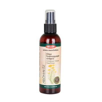 AROMAMANUFAKTÚRA Bio olasz szalmagyopár virágvíz gyulladáscsökkentő, antibakteriális, bőrnyugtató, összehúzó HU-ÖKO-01