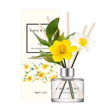 Cocodor Pálcás Nárcisz Aroma Diffúzor – Vanília és szantálfa illattal (Cocodor Daffodil Diffuser Vanilla & Sandalwood) 200ML