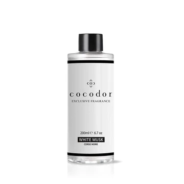 Cocodor Pálcás Aroma Diffúzor Utántöltő  - Púderes, lágy illat (Cocodor Reed Diffusor Refill / White Musk) 200ML