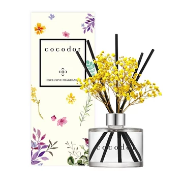 Cocodor Pálcás Virágos Aroma Diffúzor – Vanília és Szantálfa illattal (Cocodor Flower Diffuser Vanilla & Sandalwood) 200ML