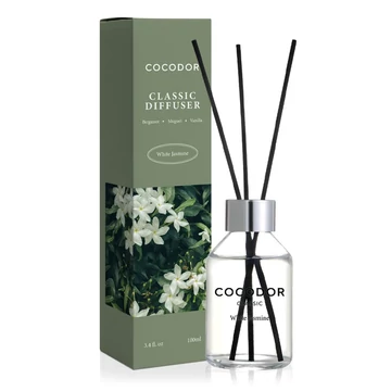 Cocodor Classic Pálcás Aroma Diffúzor – Fehér Jázmin illattal (Cocodor Classic Reed Diffuser White Jasmine) 100ML