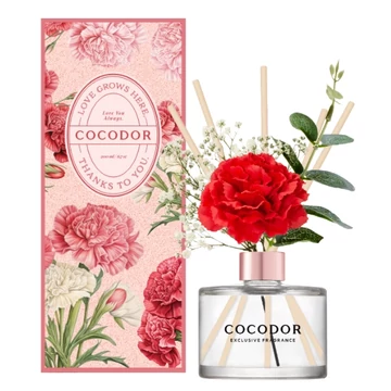 Cocodor Pálcás Szegfű Aroma Diffúzor – Lágy, púderes illattal (Cocodor Carnation Diffuser White Musk Scent) 200ML