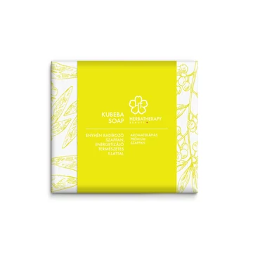 HERBATHERAPY Kubeba soap - Enyhén radírozó szappan, energetizáló természetes illattal 10g