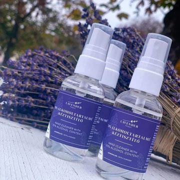 Lavender Tihanyi Levendula Kéztisztító  70% alkohollal 50ml