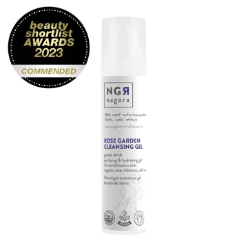 NGR Nagora Rózsaliget AHA gyümölcssavas kíméletes arclemosó gél  kombinált és zsíros bőrre 30+ 100ml