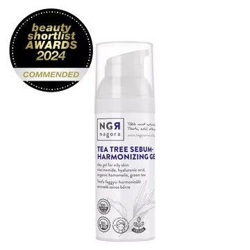 NGR Nagora Teafa faggyú-harmonizáló zsíros (korpás és olajos seborrheás), pattanásos, aknés, problémás bőrre 30+ arczselé 50ml