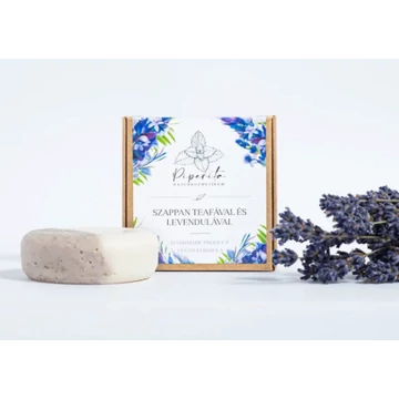Piperita Szappan teafával és levendulával  fertőtlenítő és nyugtató 75g