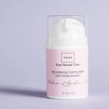 SOINS  Mélyhidratáló nappali arckrém hialuronnal -  szkvalénnel 40gr SOINS  Mélyhidratáló nappali arckrém hialuronnal -  szkvalénnel 40gr