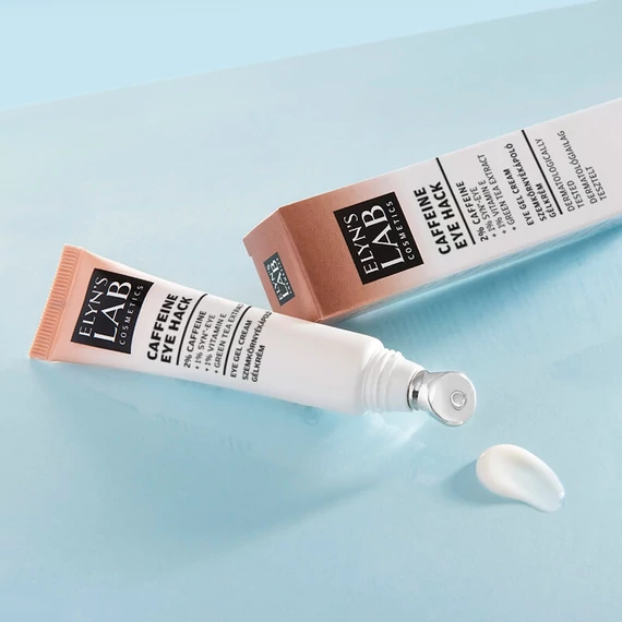 ELYN'S LAB CAFFEINE EYE HACK HŰSÍTŐ APPLIKÁTOROS SZEMKÖRNYÉKÁPOLÓ GÉL 2% KOFFEIN+1% SYN®-EYE+1% E-VITAMIN 15ML