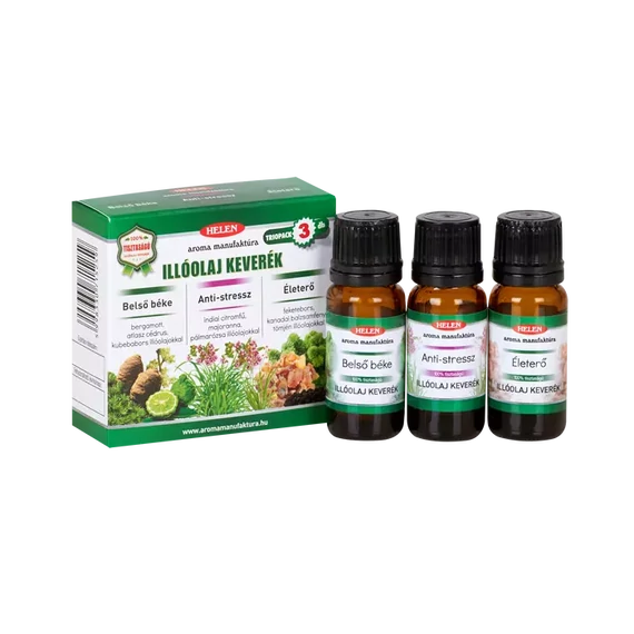 AROMAMANUFAKTÚRA Aromastart Lélekápoló és illóolaj-keverék válogatás 3x10ml