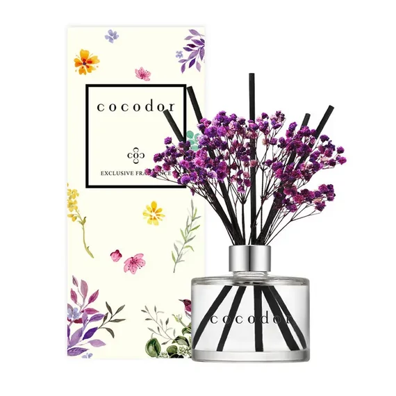 Cocodor Pálcás Virágos Aroma Diffúzor – Kerti levendula illattal (Cocodor Flower Diffuser Garden Lavender Scent) 200ML