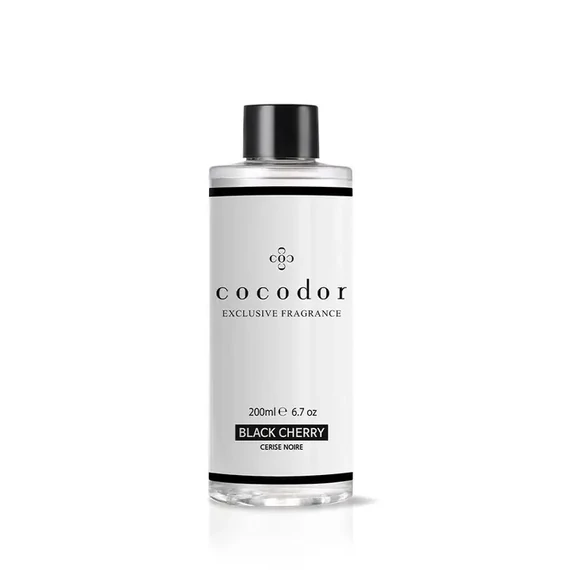 Cocodor Pálcás Aroma Diffúzor Utántöltő - Fekete cseresznye illat (Cocodor Reed Diffusor Refill/ Black Cherry) 200ML