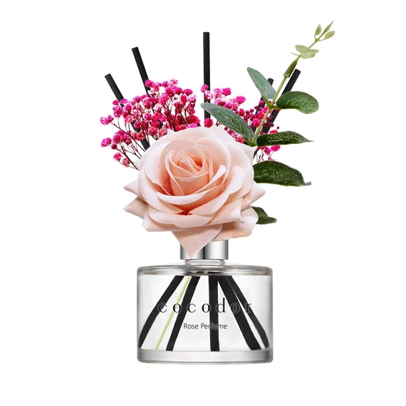 Cocodor Pálcás Rózsa Aroma Diffúzor – Rózsa parfüm illattal (Cocodor Rose Diffuser Rose Perfume Fragrance) 200ML
