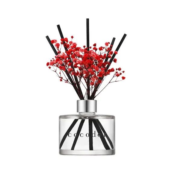 Cocodor Pálcás Virágos Aroma Diffúzor – Fekete cseresznye illattal (Cocodor Flower Diffuser Black Cherry Fragrance) 200ML