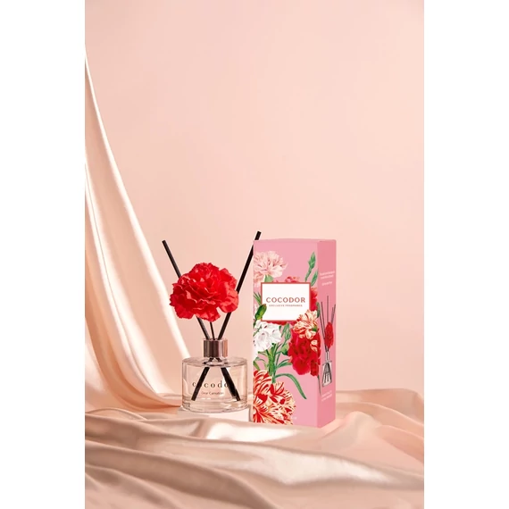 Cocodor Pálcás Szegfű Aroma Diffúzor – Lágy, púderes illattal (Cocodor Carnation Diffuser White Musk Scent) 120ML