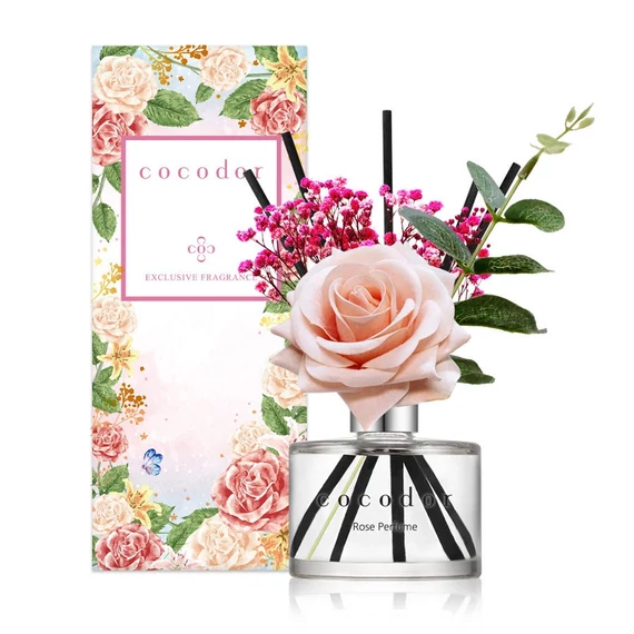Cocodor Pálcás Rózsa Aroma Diffúzor – Rózsa parfüm illattal (Cocodor Rose Diffuser Rose Perfume Fragrance) 200ML