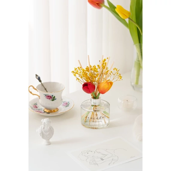 Cocodor Pálcás Tulipános Aroma Diffúzor –Tavaszi szellő illattal (Cocodor Tulip Diffuser 200ml April Breeze Fragrance) 200ML