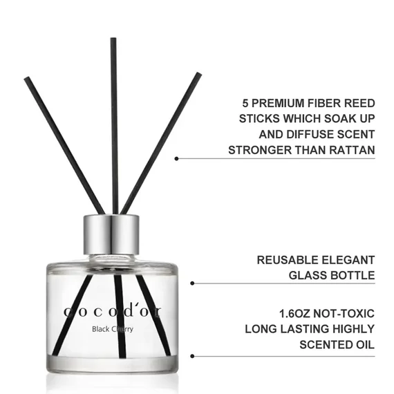Cocodor Signature Pálcás Aroma Diffúzor– Elegáns, krémesen fás illattal (Cocodor Signature Reed Diffuser Deep Musk) 50ML
