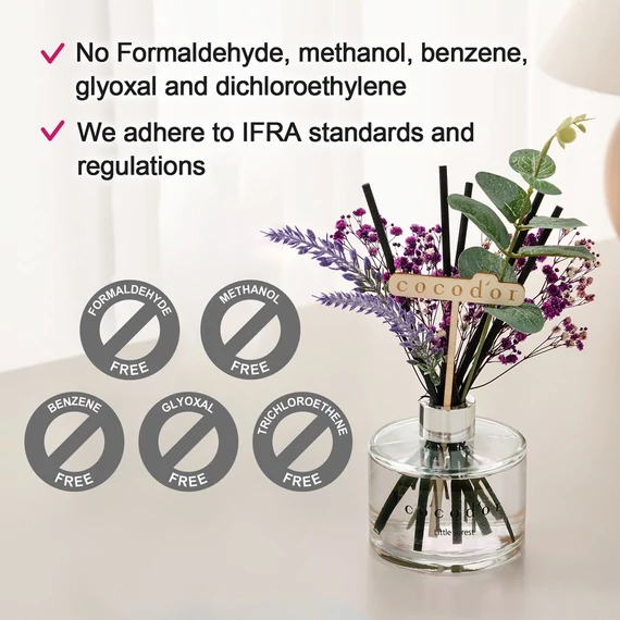 Cocodor Levendula Pálcás Aroma Diffúzor – Kerti levendula illattal (Cocodor Lavender Diffuser Garden Lavender) 200ML