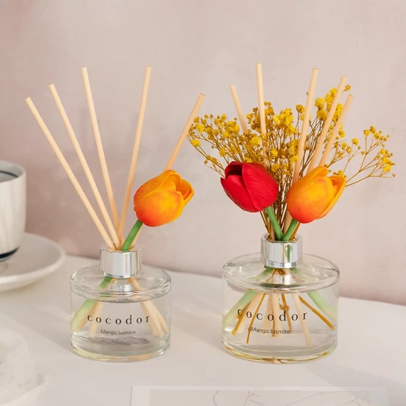Cocodor Pálcás Tulipános Aroma Diffúzor –Tavaszi szellő illattal (Cocodor Tulip Diffuser 200ml April Breeze Fragrance) 200ML