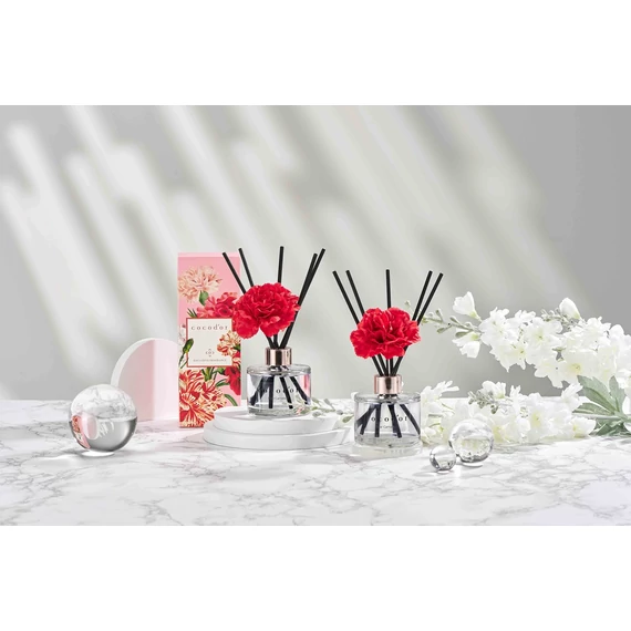 Cocodor Pálcás Szegfű Aroma Diffúzor – Lágy, púderes illattal (Cocodor Carnation Diffuser White Musk Scent) 120ML
