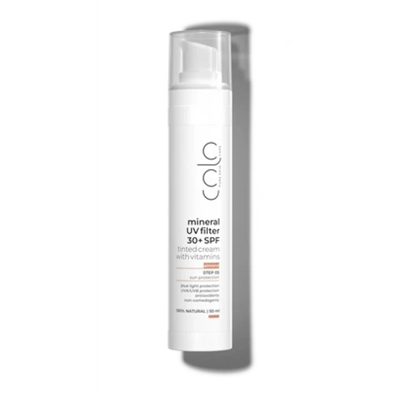 Colo Színezett arckrém 30+ SPF fizikai fényvédő, vitaminokkal almond 50ml