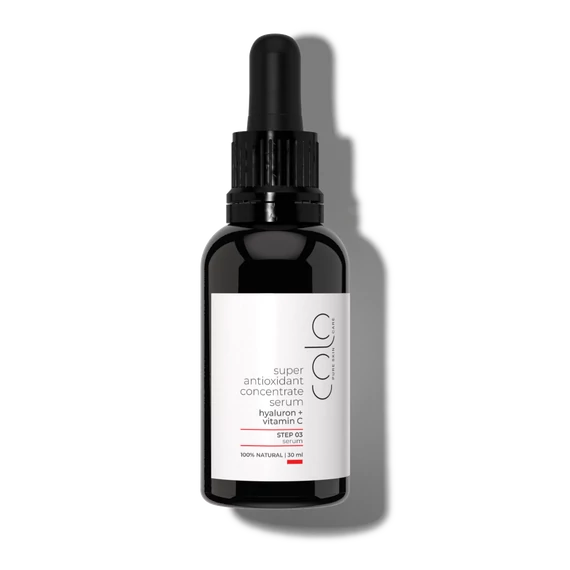 Colo SUPER ANTIOXIDANT Concentrate SERUM Hialuronnal és C Vitaminnal Ránctalanító Hidratáló Vitaminbomba 30ml
