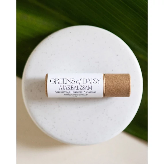 Greens of Daisy pálmarózsa ajakbalzsam E-vitaminnal 5ml 