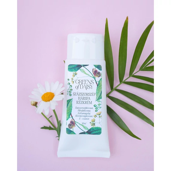 Greens of Daisy hársfa kézkrém szilvamagolajjal, E-vitaminnal 50ml