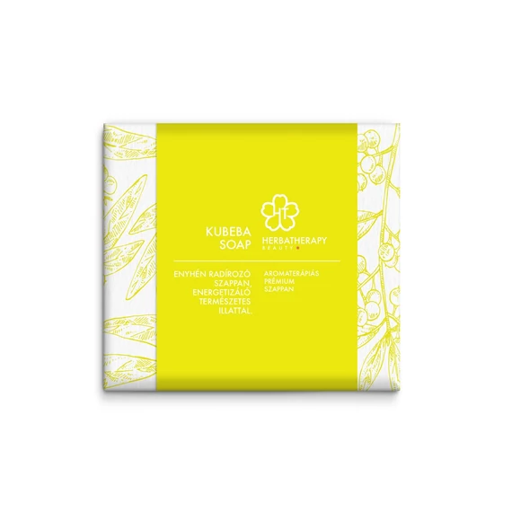HERBATHERAPY Kubeba soap - Enyhén radírozó szappan, energetizáló természetes illattal 10g