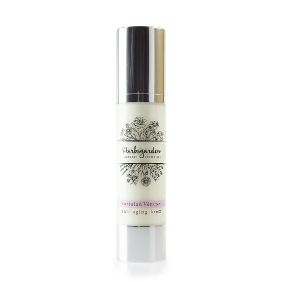 Herbsgarden Kortalan Vénusz anti-aging krém hialuronnal-vízhiányos, száraz bőrre, 30 éves kortól 50ml