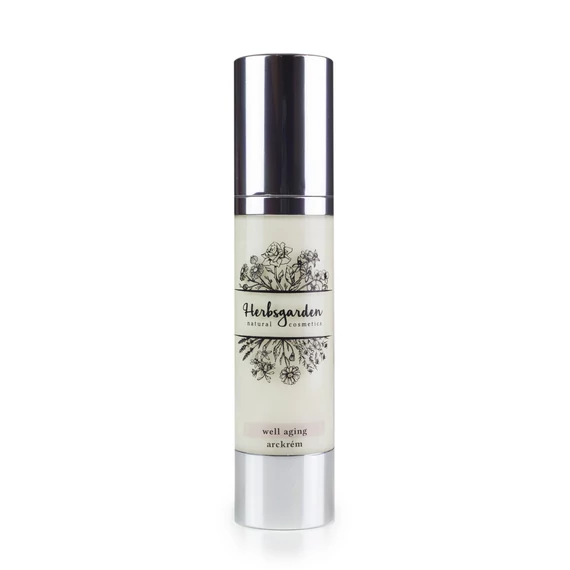 Herbsgarden Well aging arckrém 45+, feszesítő, bőrfiatalító száraz, víz és zsírhiányos bőrre 50 ml