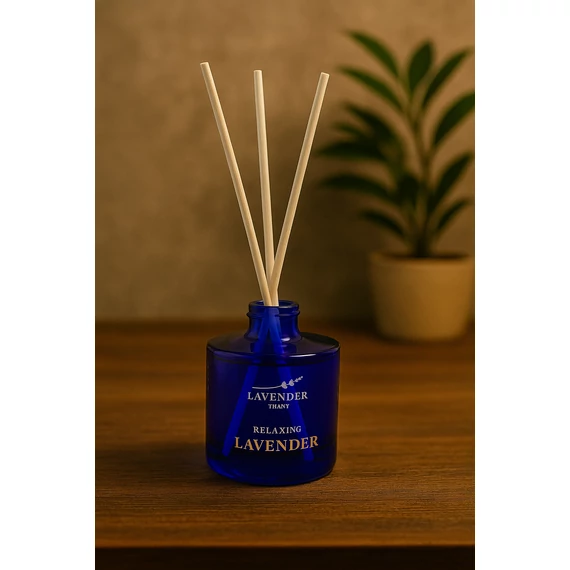 Lavender Tihanyi Levendula Diffúzor - Illóolaj lakásparfüm 100% tisztaságú levendula illóolajból 100ml