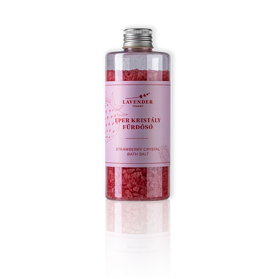 Lavender Tihanyi Eper Kristály Fürdősó Tenger sóval 300g