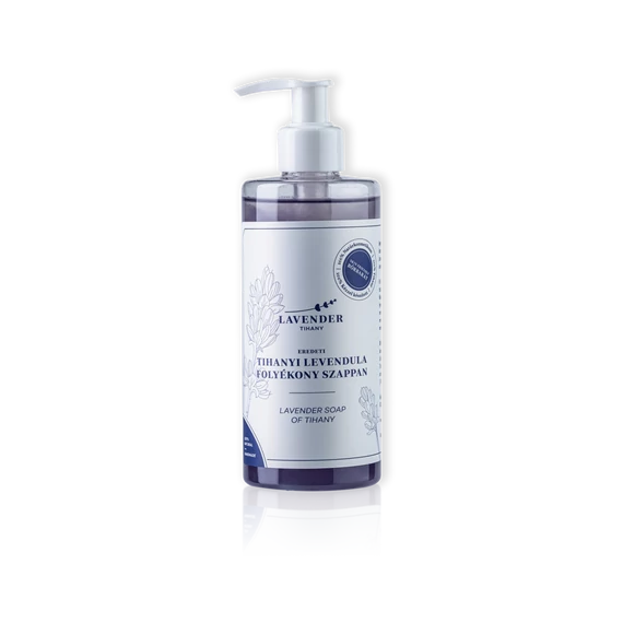 Lavender Tihanyi Levendula Folyékony Szappan Kíméletes 100%-os Levendula Illóolajjal 300ml