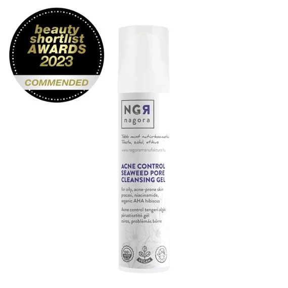 NGR Nagora Acne control tengeri algás pórustisztító gél tini és felnőttkori zsíros, pattanásos, problémás bőrre 100ml