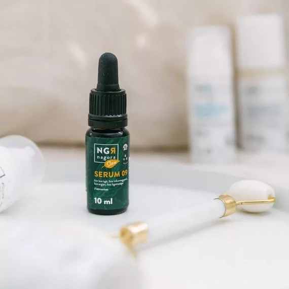 NGR Nagora Serum 09 bio borágó- és inkamogyoró olajjal éjjeli, ránckisimító, feszesítő  10 ml