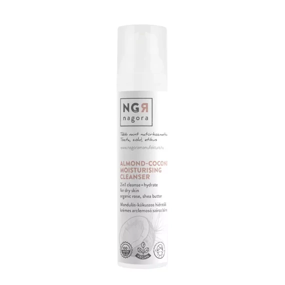 NGR Nagora Mandulás-kókuszos hidratáló krémes arclemosó száraz bőrre 100ml