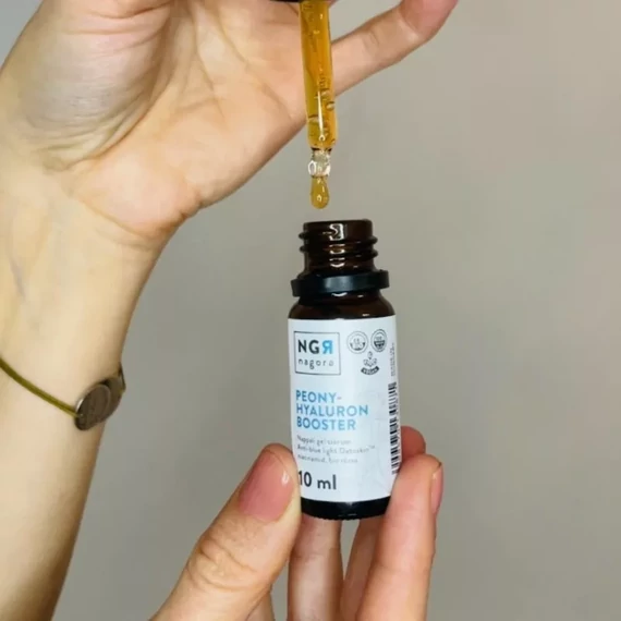 NGR Nagora Peony-hyaluron Booster Serum MOnitor Kékfény Védelem Regeneráló Feszesítő  10ml