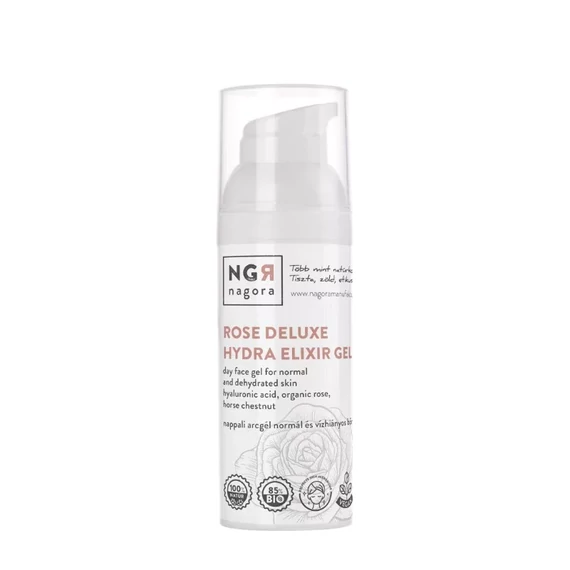 NGR Nagora ROSE DELUXE HYDRA ELIXÍR ARCGÉL NORMÁL, VÍZHIÁNYOS BŐRRE 50ML