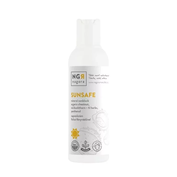 NGR Nagora Sunsafe napozókrém fizikai fényvédővel 100ml