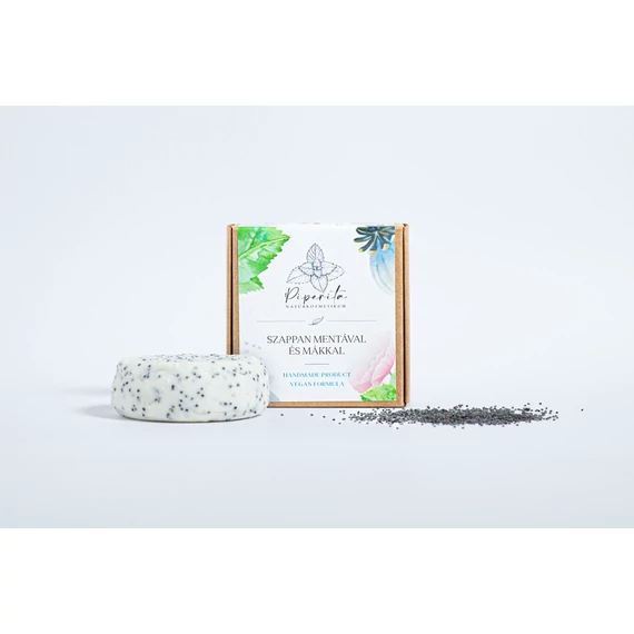 Piperita Szappan mentával és mákkal frissitő radírozó 75g