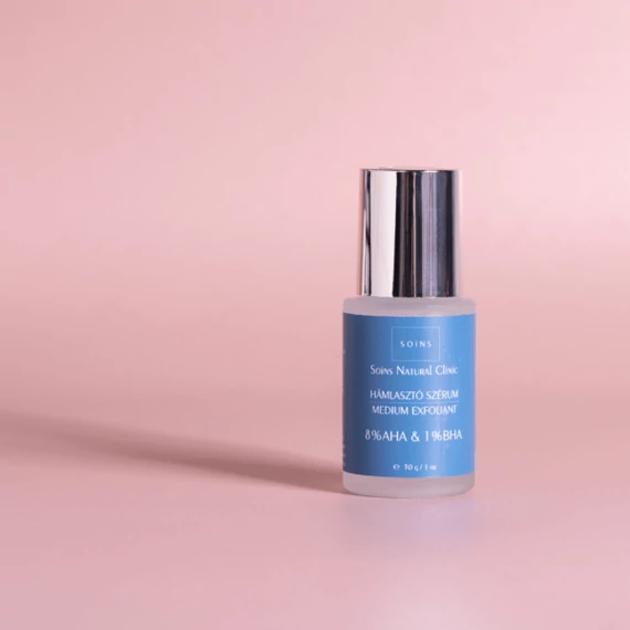 SOINS 8% AHA + 1% BHA hámlasztó, hidratáló, anti-aging szérum 30gr